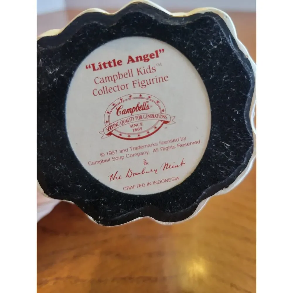 Campbell's Little Angel Vintage‎ 1997 Danbury Mint Campbell Kids Resin Figurine